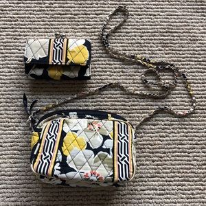 Vera Bradley Crossbody Purse and Wallet